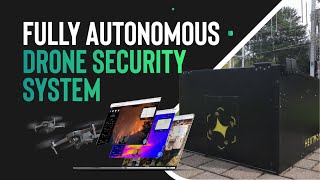 Drone Security System Fully Autonomous Solution Integrated with DiaB Hardware [upl. by Ahsie610]