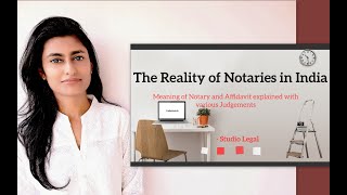 The Reality of Notaries in India Affidavits Meaning of Notary Public Advocates Judgements [upl. by Hcab]