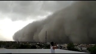 Apocalyptic scenes on camera as massive dust storm engulfs Rajasthan city [upl. by Sana]