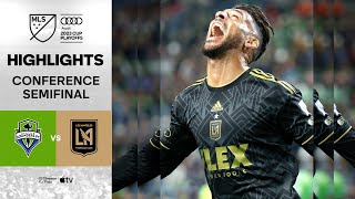 HIGHLIGHTS Seattle Sounders FC vs LAFC  November 26 2023 [upl. by Mairem]