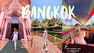 BANGKOK VLOG 🇹🇭 —PART 2 ChatuchakErawan MuseumAncient CityChinatownChao Phraya  jangtravels [upl. by Anneiv432]