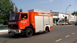 Verkehrsunfall mit eingeklemmter Person Schauübung  RTW DRK RW Heppenheim Realeinsatz [upl. by Yetak736]