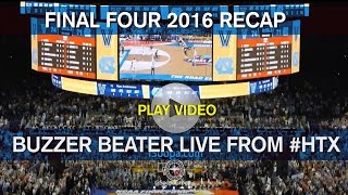 Final Four Kris Jenkins Buzzer Beater LIVE Allen Iverson HOF iSoopacom [upl. by Candless458]