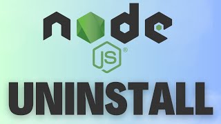 How to completely remove Nodejs from Windows 10 amp Windows 11 [upl. by Teeniv965]