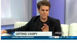 Paul Wesley on WPix 11  April 15 2014 [upl. by Aerised858]