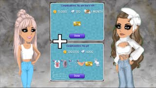 Noob to VIP  VIP  Diamond pack  level 13  moviestarplanet [upl. by Ridglee]