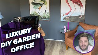 Mark’s Luxury Garden Office  Fully Insulated Garden Room  Dunster House TV [upl. by Ymas]