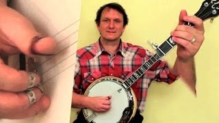 Cripple Creek High Part  Banjo Tutorial for Beginners [upl. by Pyotr]