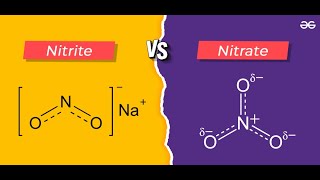 DIFFERENCE BETWEEN NITRITE AND NITRATE jhwconcepts711 [upl. by Angelica]