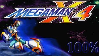 Mega Man X4 X  Walkthrough 100 HD [upl. by Natsrik]