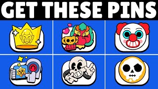 UNLOCK ALL OF THESE FREE PINS in Brawl Stars Today Before theyre Gone [upl. by Okoyk]