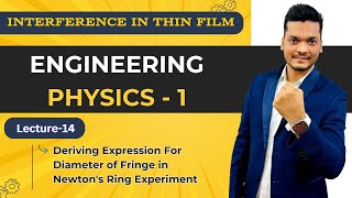 Deriving Expression For Diameter of Fringe in Newtons Ring Experiment [upl. by Winchester]