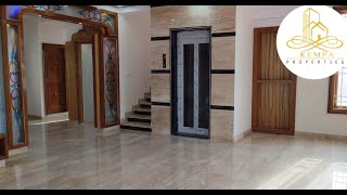 035 30x40 BDA NorthWest Corner 5BHK Triplex House for Sale In Nagarbhavi 2stage [upl. by Annoek]