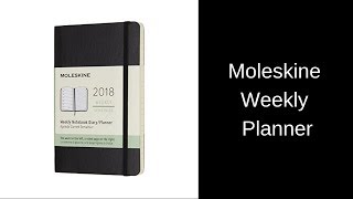 Moleskine 18M Weekly Planner Pocket Size [upl. by Najar55]