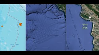 CURIOUS CASCADIAN QUAKE SWARMADVANCED CIVILIZATION EVIDENCE OFF CALIFORNIA COASTWATER ADVISORY [upl. by Ardenia]