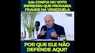 Lula Confia no voto impresso [upl. by Zoie]