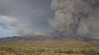 Yarnell Hill Fire from Congress AZ [upl. by Lleinnad61]