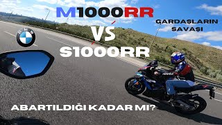 M1000RR VS S1000RR HANGİSİ HIZLI  OTOBAN GAZLAMASI  KARDEŞLERİN SAVAŞI [upl. by Hilliary]