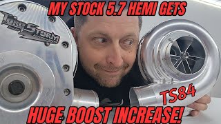 New TS84 TorqStorm Supercharger Frostbite Hits 15psi On A Stock Block Internal 57 Hemi [upl. by Nuawaj263]