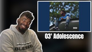 DTN Reacts J Cole  03’ Adolescence [upl. by Ibrik]