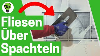 Fliesen Überspachteln ✅ GENIALE ANLEITUNG Wie alte Wandfliesen im Badezimmer Spachteln amp Verputzen [upl. by Thurlow]