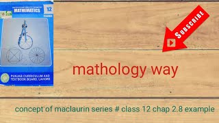 concept of maclaurin series chap2 ex28 [upl. by Siloum164]