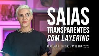 Tendência 2023  Saias Transparentes com Layering I Fabíola Kassin [upl. by Von258]