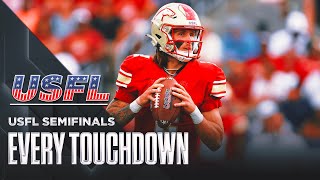 USFL Every Touchdown of Semifinals  USFL Highlights [upl. by Ahgiela]