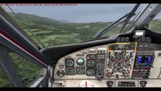 Landing at FIGARI sud corseLFKF FSX IVAO [upl. by Eendyc]