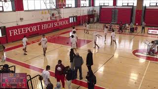 Freeport vs Syosset HS Boys JV Basketball JV Mens Basketball [upl. by Ardnuhsal]