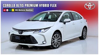 COROLLA ALTIS PREMIUM HYBRID 2020  Avaliação e Todos os detalhes em 5 minutos  📺rbmotorssantos [upl. by Prima]