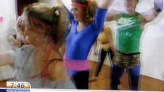 80s Dance Class on The Today Show Ch9  Blush Dance School [upl. by Allehs561]