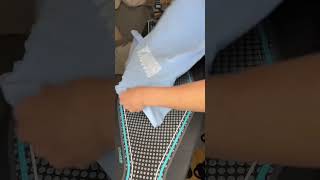 How to Fold a TShirt Using the KonMari Method [upl. by Yelknirb198]