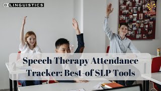 Speech Therapy Attendance Tracker Bestof SLP Tools [upl. by Moody]