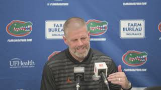 Florida Gators Football  Mississippi State Post Game Press Conference [upl. by Ellerrehc]