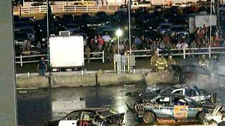 Skowhegan State Fair Demolition Derby 2011 Night 3 Heat 3 [upl. by Bellanca]