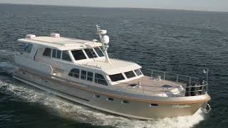 Yacht film  Linssen Grand Sturdy® 590 AC Wheelhouse  Vlotr Media [upl. by Stanway]