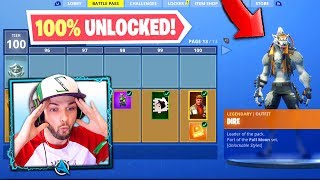 NEW SEASON 6  TIER 100 SKIN 100 UNLOCKED  Fortnite Battle Royale [upl. by Friday]