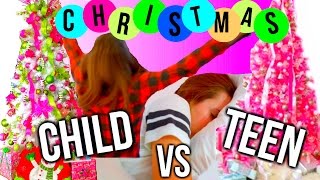 High School You Vs Child You CHRISTMAS [upl. by Ellenyl]