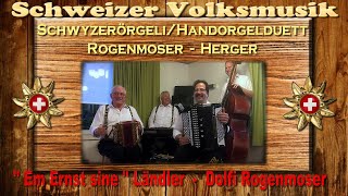 Schweizer Volksmusik im Innerschweizer Stil SchwyzerörgeliHandorgelduett Rogenmoser  Herger [upl. by Pammy260]