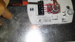 Honeywell humidipro control wiring on a York 90 [upl. by Junina]