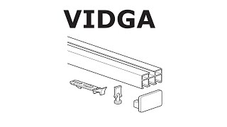 HOW TO INSTALL IKEA VIDGA RAIL TRIPLE TRACK [upl. by Ahcropal117]