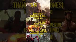 600 to beat thanos all stones marvel carnage daredevil hulk movie prime soldier things [upl. by Cilka]