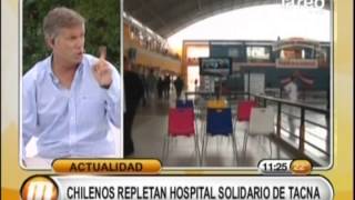 200 chilenos se atienden a diario en el Hospital solidario de Tacna [upl. by Euhc26]