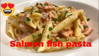 Perfect smoked salmon pasta with italian way penne con salmone affumicato [upl. by Neimad]