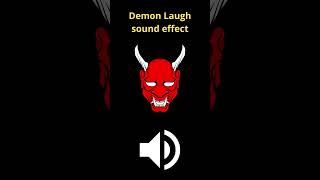 demon laugh sound effect [upl. by Curhan372]