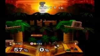 Lets Play SSBM  Part 11 Mario vs Donkey Kong Bonus Banality [upl. by Eekaz]