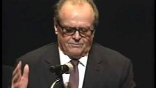 Jack Nicholson gets inducted into the New Jersey Hall of Fame 2010 Part 2 of 2 [upl. by Lleunamme929]