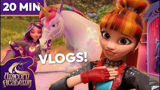 Adventures at Unicorn Academy  Vlogmas  Cartoons for Kids [upl. by Romelle]