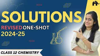 Solutions Chemistry Class 12  Chemistry One Shot  Mritunjay Sir [upl. by Joel]